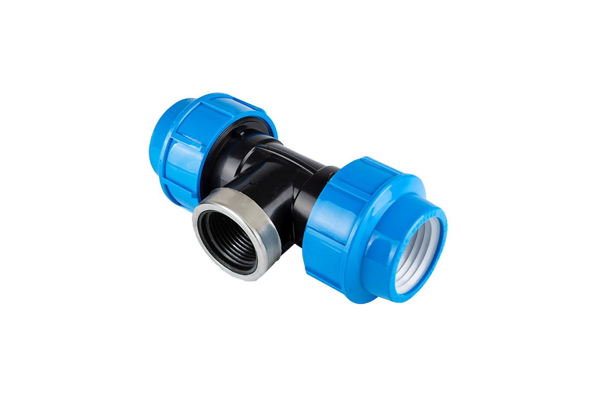 Reinforced Ring Female Threaded Tee